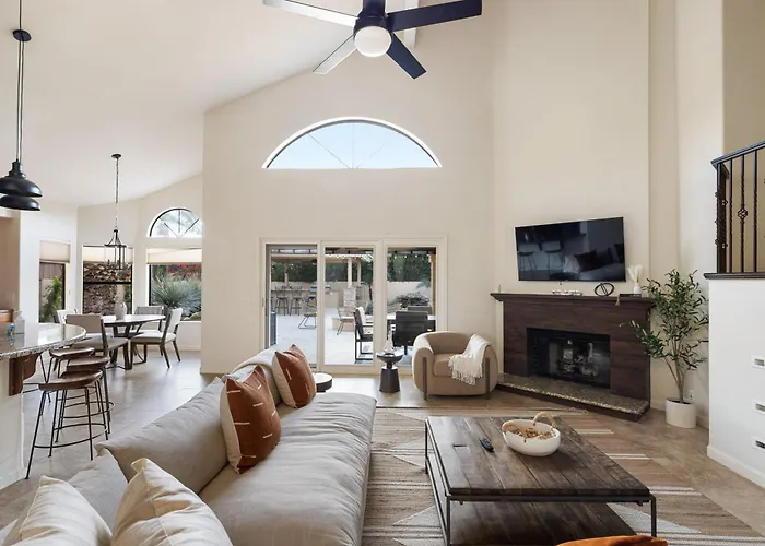 Arch Views Beautifully Designed With Swimming Pool Table And