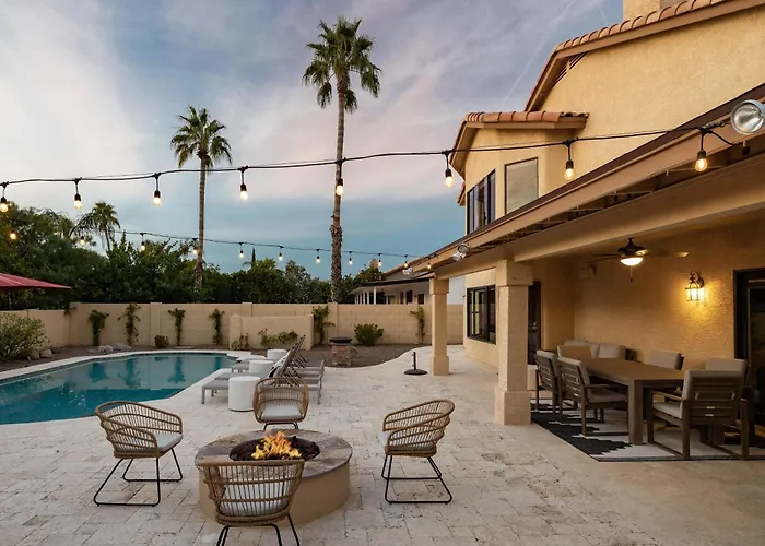 Arch Views Beautifully Designed With Swimming Pool Table And